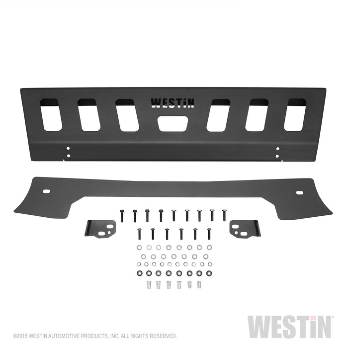 Westin 59-80005-SP WJ2 Front Bumper Skid Plate; Bumper Guard; Steel; Textured Black; - Truck Part Superstore
