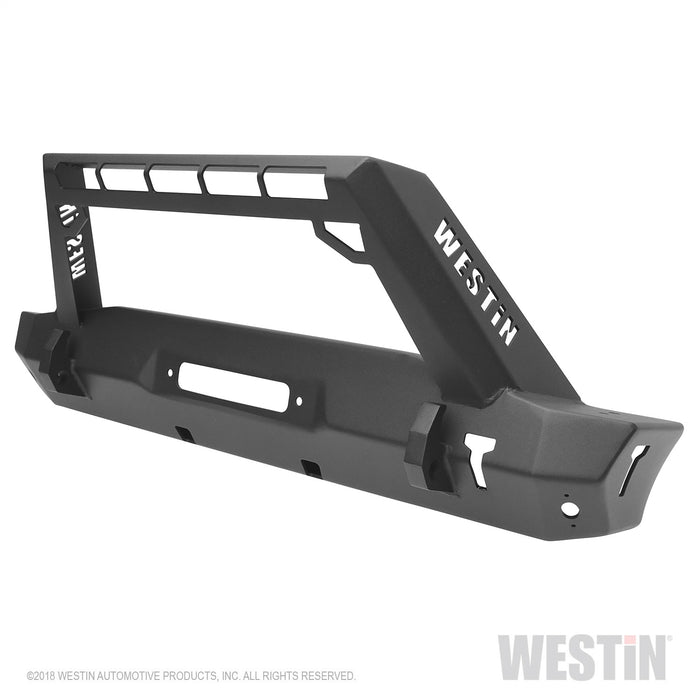 Westin 59-80085 WJ2 Stubby Front Bumper w/LED Light Bar Mount - Truck Part Superstore
