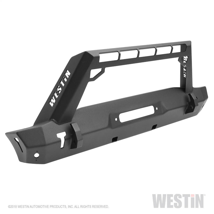 Westin 59-80085 WJ2 Stubby Front Bumper w/LED Light Bar Mount - Truck Part Superstore