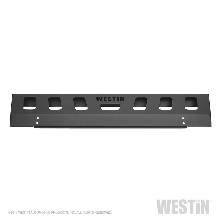 Westin 59-80095 WJ2 Front Bumper Skid Plate; Bumper Guard; Steel; Textured Black; Unlightened; - Truck Part Superstore