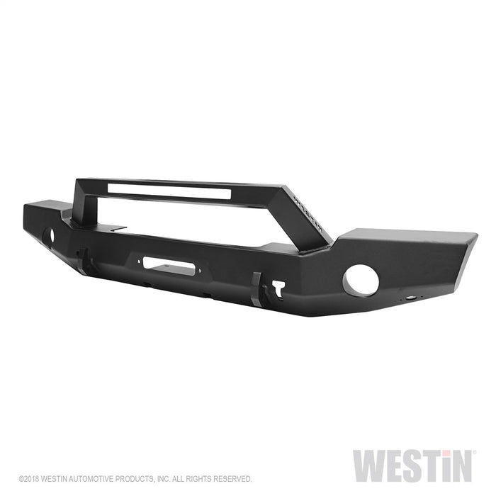 Westin 59-80125 WJ2 Full Width Front Bumper w/LED Light Bar Mount - Truck Part Superstore
