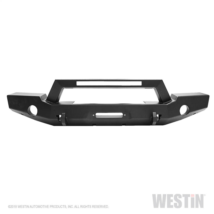 Westin 59-80125 WJ2 Full Width Front Bumper w/LED Light Bar Mount - Truck Part Superstore