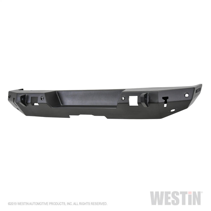 Westin 59-82045 WJ2 Rear Bumper; Steel; w/Sensors; Textured Black; - Truck Part Superstore