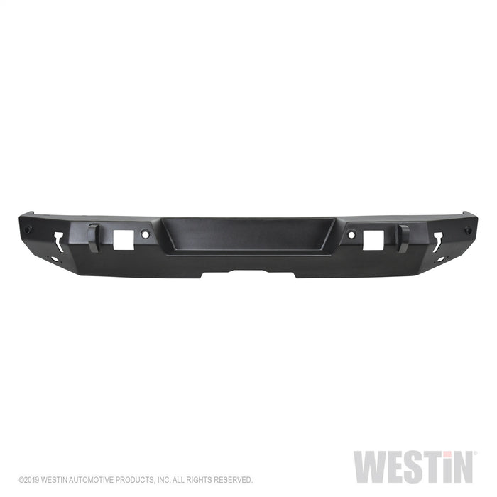 Westin 59-82045 WJ2 Rear Bumper; Steel; w/Sensors; Textured Black; - Truck Part Superstore