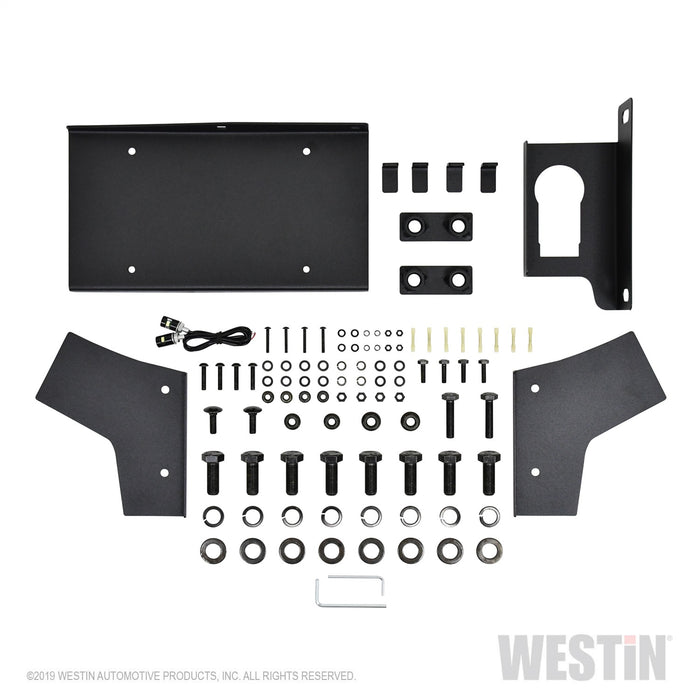 Westin 59-82045 WJ2 Rear Bumper; Steel; w/Sensors; Textured Black; - Truck Part Superstore
