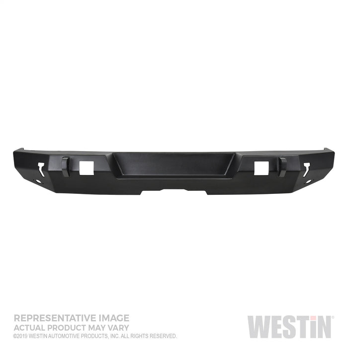 Westin 59-82065 WJ2 Rear Bumper; Steel; Textured Black; Incl. Hardware Kit; - Truck Part Superstore