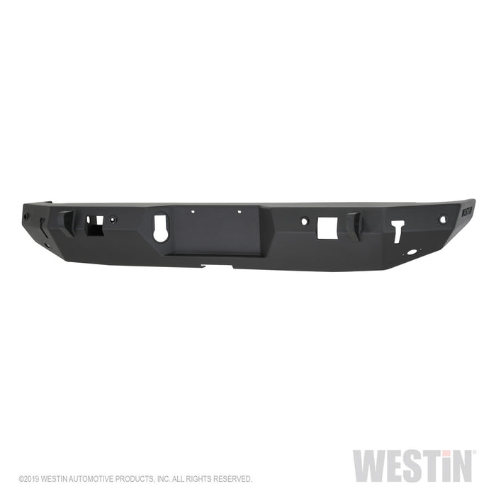 Westin 59-82075 WJ2 Rear Bumper; w/Sensors; Steel; Textured Black; Incl. Hardware Kit; - Truck Part Superstore