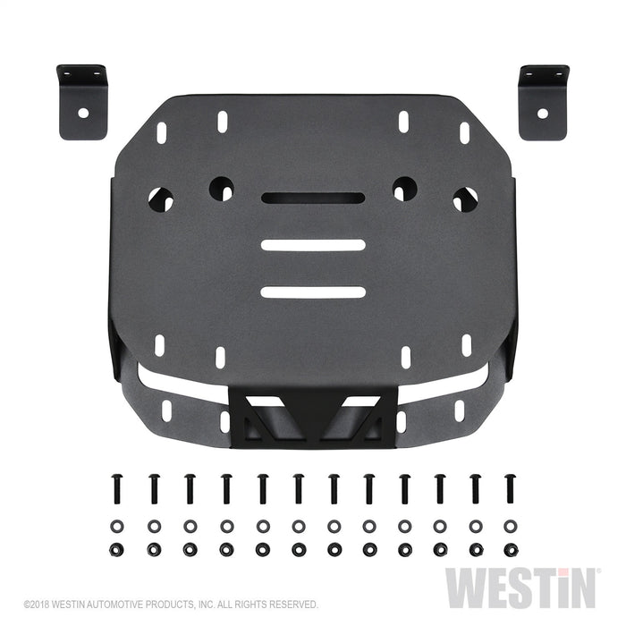 Westin 59-89005 WJ2 Spare Tire Relocator; Textured Black; - Truck Part Superstore