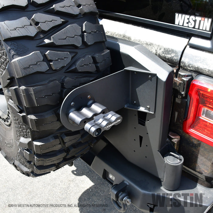 Westin 59-89025 WJ2 Bumper RotoPax Mount; Textured Black; - Truck Part Superstore
