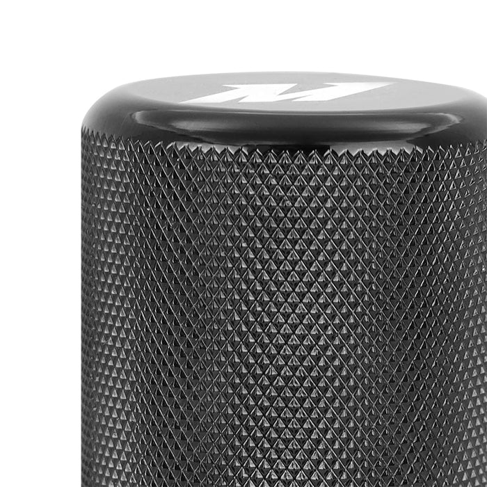 Mishimoto MMSK-XLK-BK Mishimoto Weighted Shift Knob, XL, Knurled, Black - Truck Part Superstore