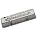 Proform 141-939 Valve Covers; Slant-Edge Tall; Alum; Unpolished w/ Raised Bowtie Logo; SB Chevy - Truck Part Superstore