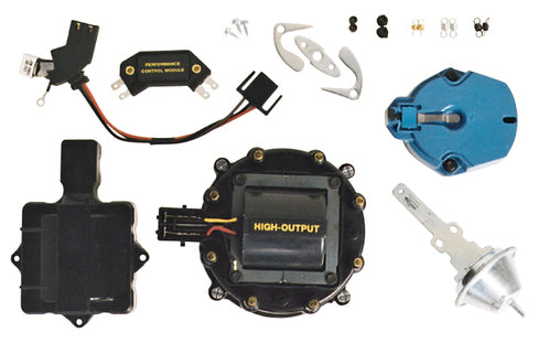 ProForm 66945BKC Engine Distributor Tune-Up Kit Fits GM HEI V8 Dist w/Internal Coil Black Cap Proform - Truck Part Superstore