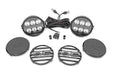 Rough Country 70805 Black Series LED Light Pair - Amber DRL - 6.5 Inch - Round - Truck Part Superstore