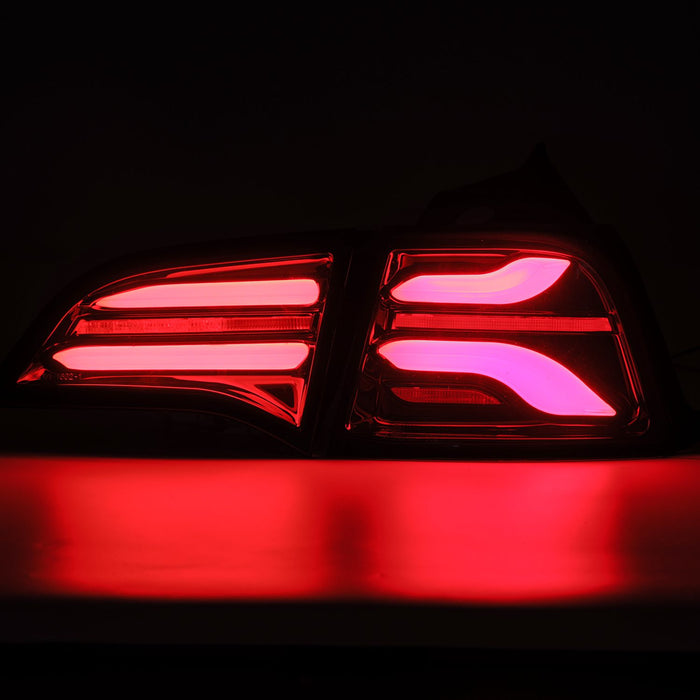 AlphaRex 601010 LED Taillights Jet Black - Truck Part Superstore