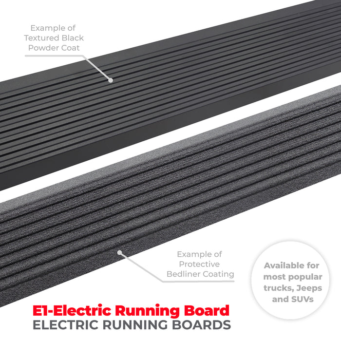 Go Rhino 20436680T E1 Electric Running Board Kit - Truck Part Superstore