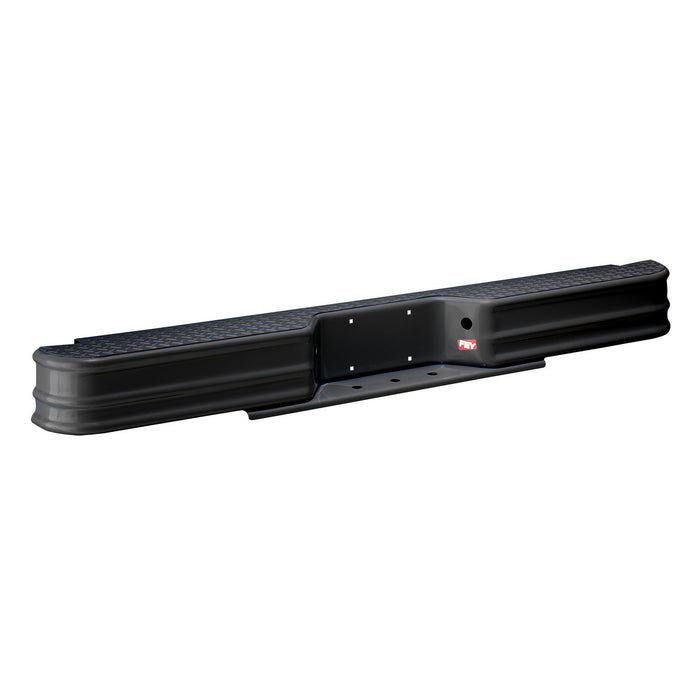 Westin 61000 Diamondstep Universal Rear Bumper; Black; Mount Kit Required; - Truck Part Superstore
