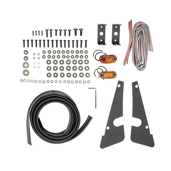 Westin 62-1005 Tube Fenders; Front; Pair; Steel w/Textured Black Finish; - Truck Part Superstore