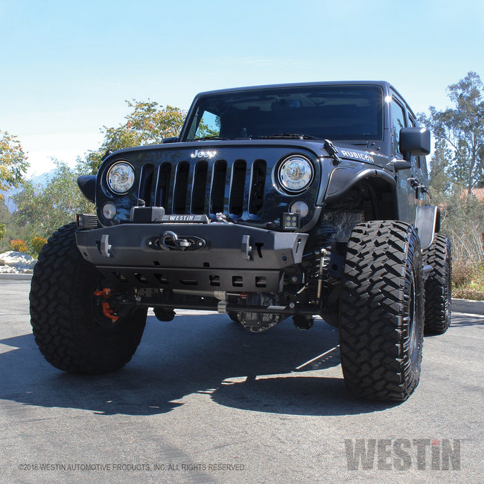 Westin 62-1005 Tube Fenders; Front; Pair; Steel w/Textured Black Finish; - Truck Part Superstore