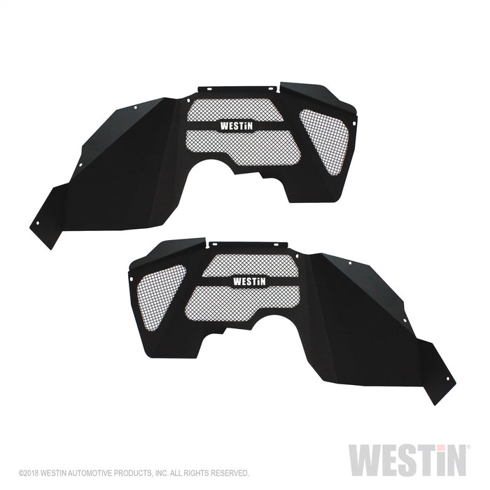 Westin 62-11005 Inner Fenders; Front; Pair; Steel w/Textured Black Finish; - Truck Part Superstore