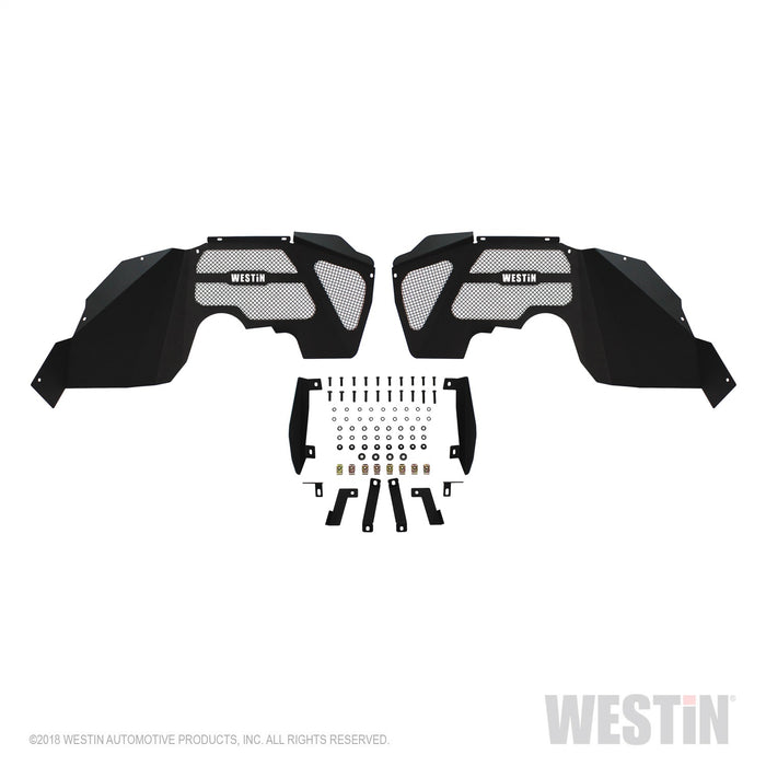 Westin 62-11005 Inner Fenders; Front; Pair; Steel w/Textured Black Finish; - Truck Part Superstore