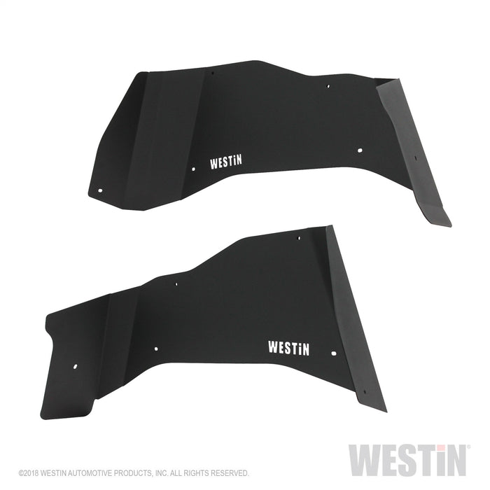 Westin 62-11015 Inner Fenders; Rear; Pair; Steel w/Textured Black Finish; - Truck Part Superstore