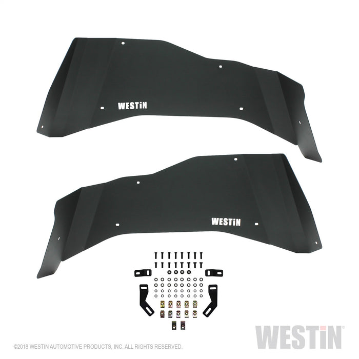 Westin 62-11015 Inner Fenders; Rear; Pair; Steel w/Textured Black Finish; - Truck Part Superstore