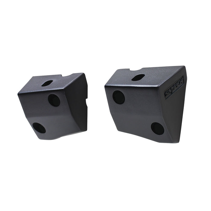 Westin 62-41045 Lower Pillar Mount; For Post Mount LED Lights; Cast Aluminum; Textured Black; - Truck Part Superstore