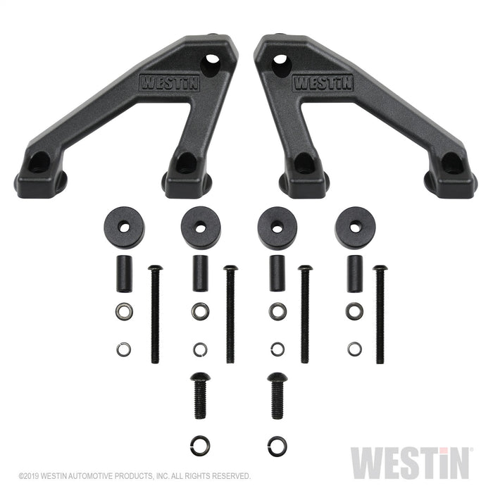 Westin 62-41075 LED Cowl Mount; Cast Aluminum; Textured Black; - Truck Part Superstore