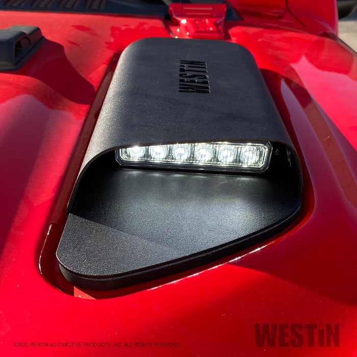 Westin 62-41115 LED Hood Scoop - Truck Part Superstore