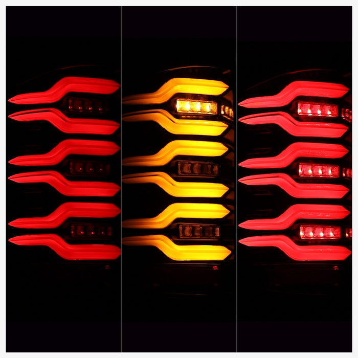 AlphaRex 620040 LED Taillights Alpha-Black - Truck Part Superstore