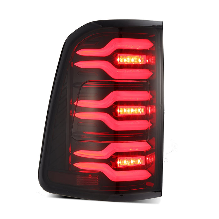 AlphaRex 640050 LED Taillights Black-Red - Truck Part Superstore