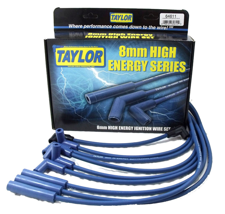 Taylor Cable 64611 High Energy 8mm Ignition Wire Set - Truck Part Superstore