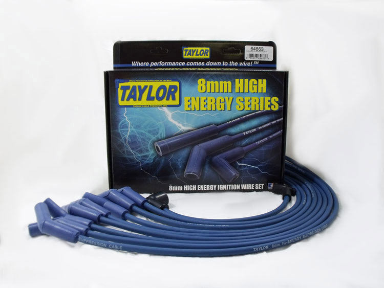 Taylor Cable 64663 High Energy 8mm Ignition Wire Set - Truck Part Superstore