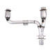 BBK Performance Parts 19501 2009-23 RAM 1500 5.7 Short Y-Pipe With High Flow Catalytic Converters - Truck Part Superstore