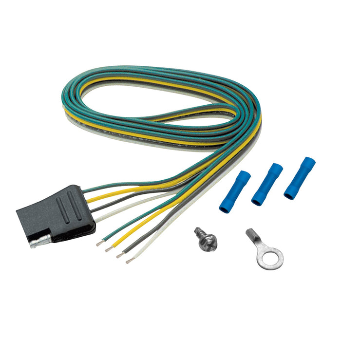 Westin 65-75002 Electrical Connector; 60 in.; 4-Way Flat; Car Side; - Truck Part Superstore