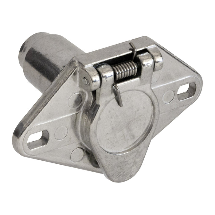 Westin 65-75036 Electrical Connector; 6-Way Round; Metal; Car Side; - Truck Part Superstore