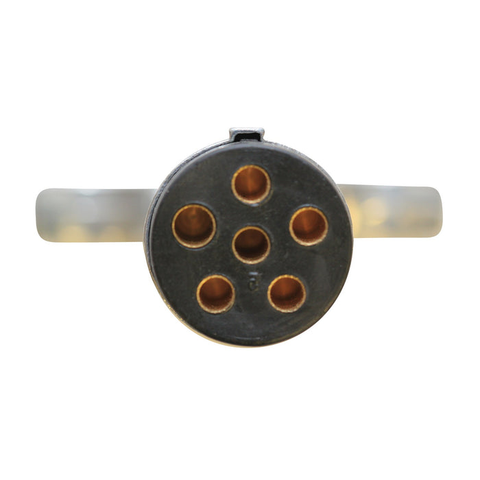 Westin 65-75037 Electrical Connector; 6-Way Round; Metal; Trailer Side; - Truck Part Superstore