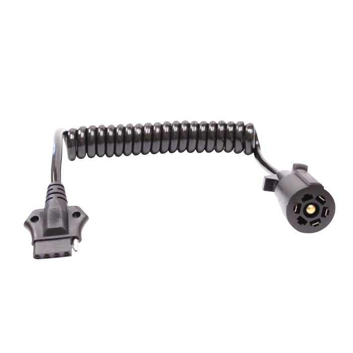 Westin 65-75075 Electrical Adapter; Flex Cable; 7-Way RV To 5-Way Flat; - Truck Part Superstore
