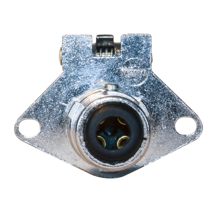 Westin 65-75201 Electrical Connector; 4-Way Round; Metal; Car Side; - Truck Part Superstore