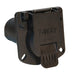 Westin 65-75300 Electrical Connector; 7-Way RV Round; Plastic; Car Side; w/Rubber Seal; - Truck Part Superstore