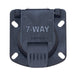 Westin 65-75300 Electrical Connector; 7-Way RV Round; Plastic; Car Side; w/Rubber Seal; - Truck Part Superstore