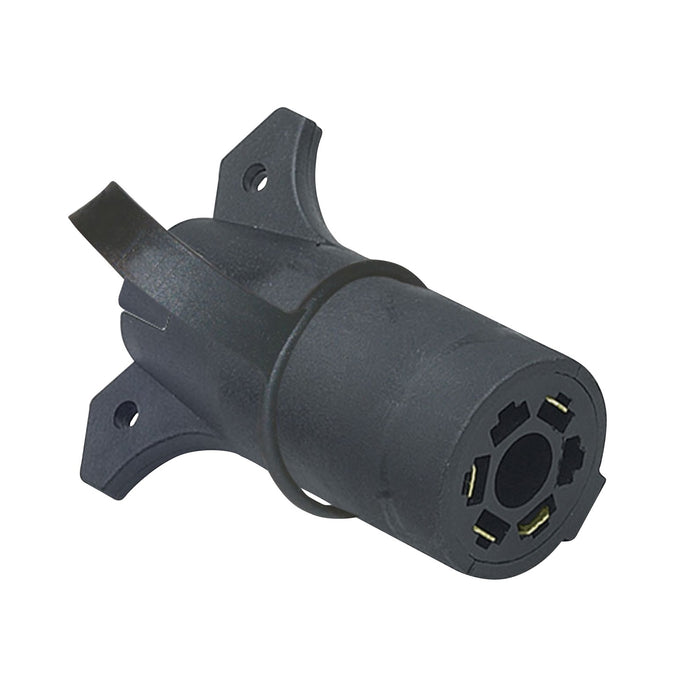 Westin 65-75707 Electrical Adapter; 7-Way To 4-Way Flat Adapter; w/LED Dust Cap Tester; - Truck Part Superstore