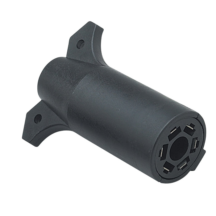 Westin 65-75708 Electrical Adapter; 7-Way Round To 6-Way; Brakes to Center Pin - A; - Truck Part Superstore