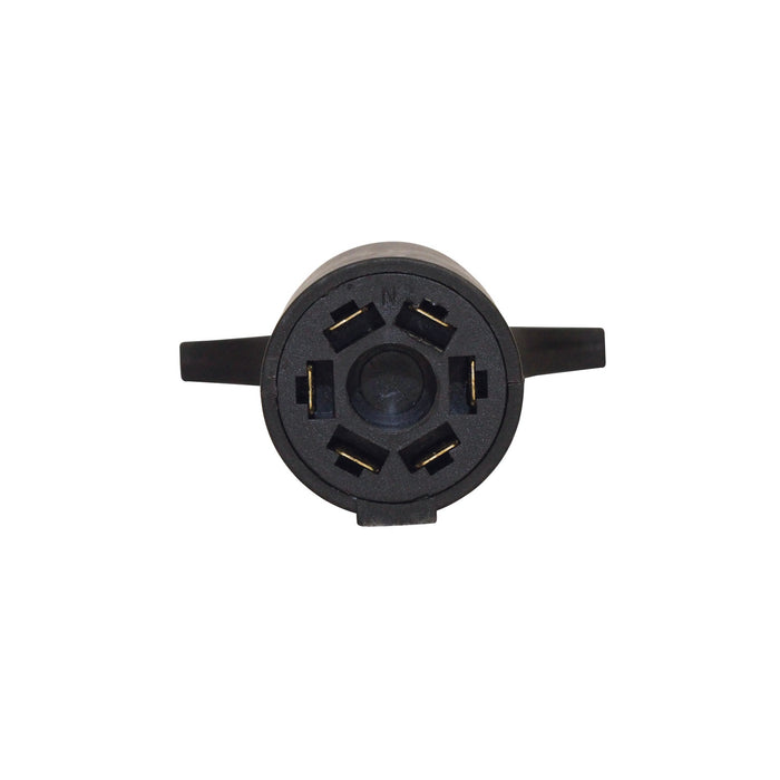 Westin 65-75708 Electrical Adapter; 7-Way Round To 6-Way; Brakes to Center Pin - A; - Truck Part Superstore