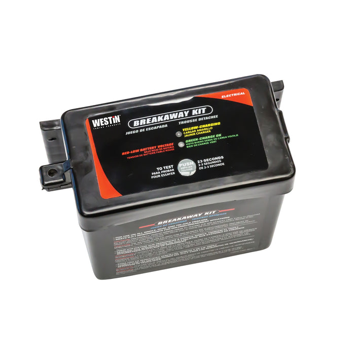 Westin 65-75840 Brake Control; Black; Push To Test Breakaway System; - Truck Part Superstore