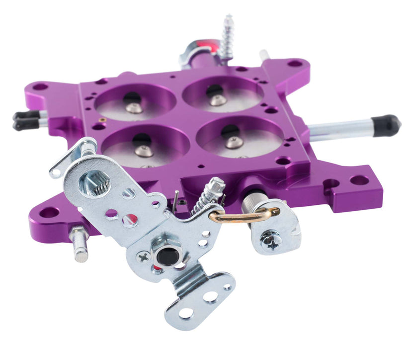 ProForm 67155 Carburetor Throttle Base Plate 4150 Model 650/700/750/800 CFM Mech. Sec. Carb Billet Aluminum Proform - Truck Part Superstore