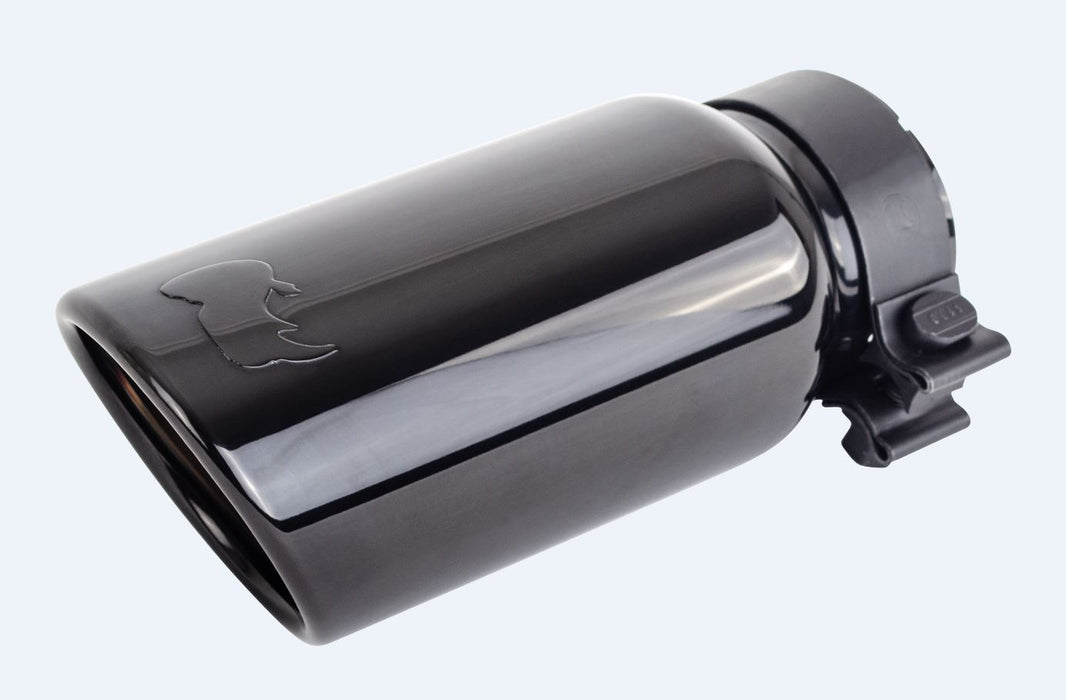 Go Rhino GRT4514BC Black Chrome Stainless Steel Exhaust Tip - Truck Part Superstore