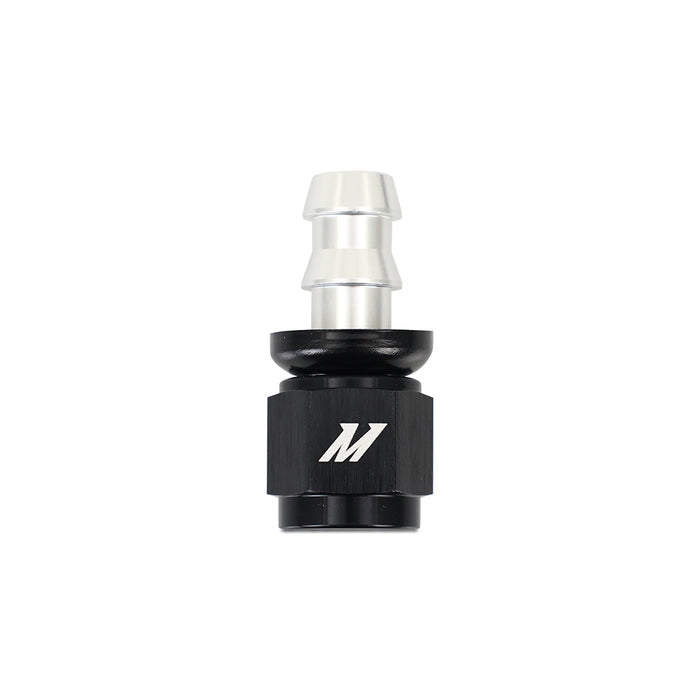 Mishimoto MMFT-PL-6S Mishimoto Push-Lock Fitting, -6AN, Straight - Truck Part Superstore