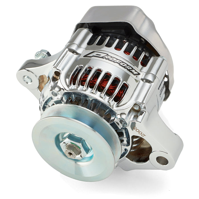 ProForm 66431 50-Amp Mini Alternator Chrome Finish 1 Wire - Truck Part Superstore