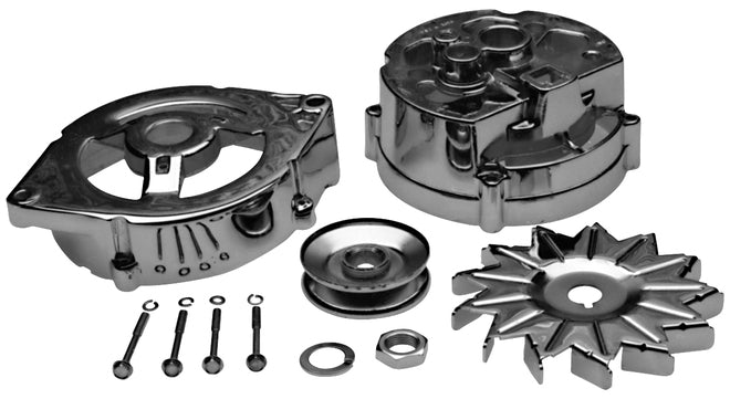 ProForm 66440 Alternator Case Kit Chrome For GM 66 to 72 using Ext. Reg. (excl. 70 AMP Alts) Proform - Truck Part Superstore